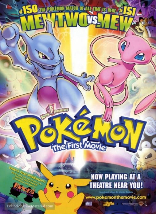 ดูหนังออนไลน์ฟรี Pokemon Movie 1 Mewtwo Strikes Back (1998) โปเกมอน เดอะ มูฟวี่ 1 ความแค้นของมิวทู